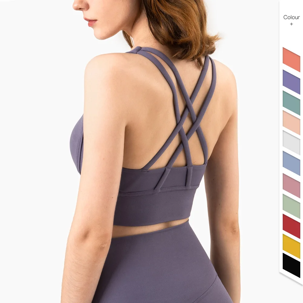 Summer Fashion Cross Back Wome - Bra Top Seamless recension och pris