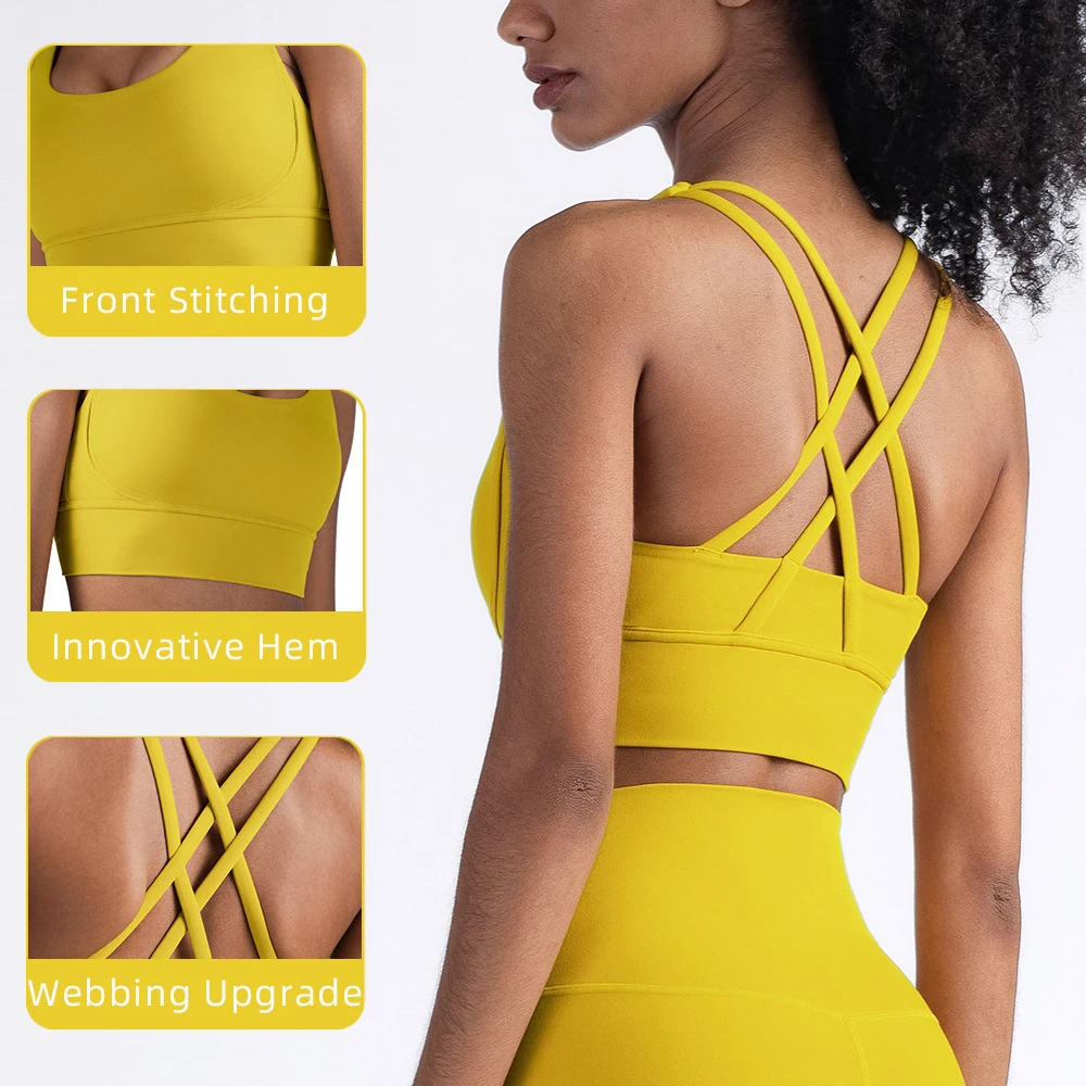 Summer Fashion Cross Back Wome - Bra Top Seamless recension och pris