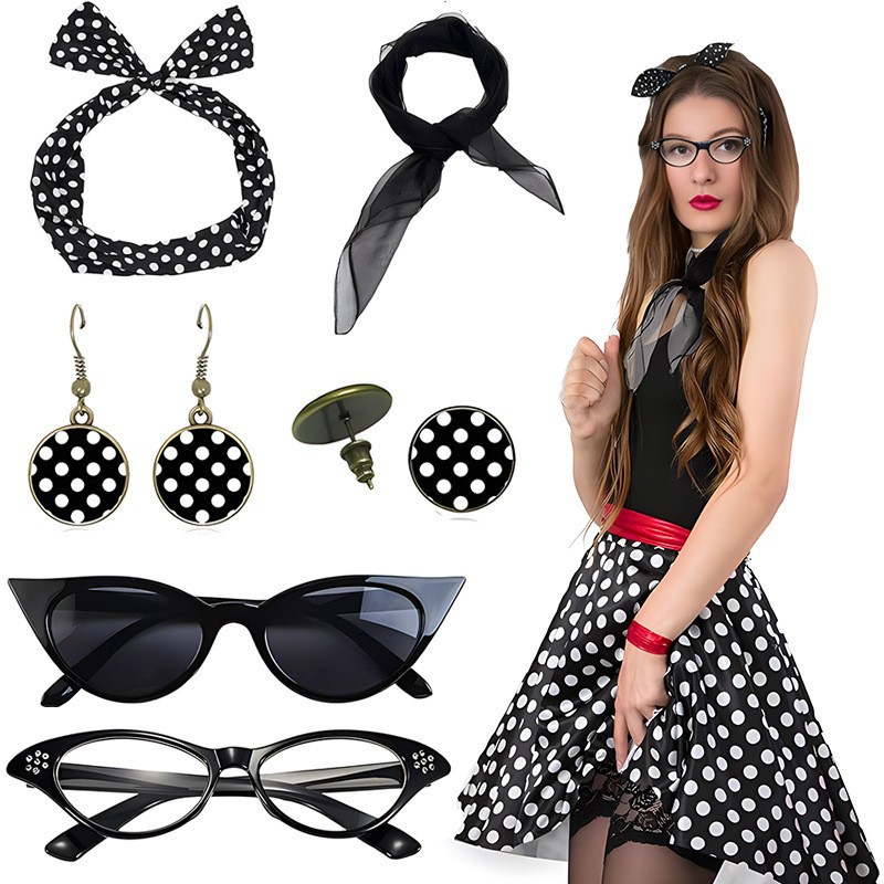 Carnival 1950S Party Polka Dot - Women'S Fashion In The 1950S recension och pris