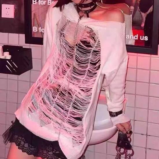 Girl Harajuku Spicy Y2k Millen - Off Shoulder Top recension och pris