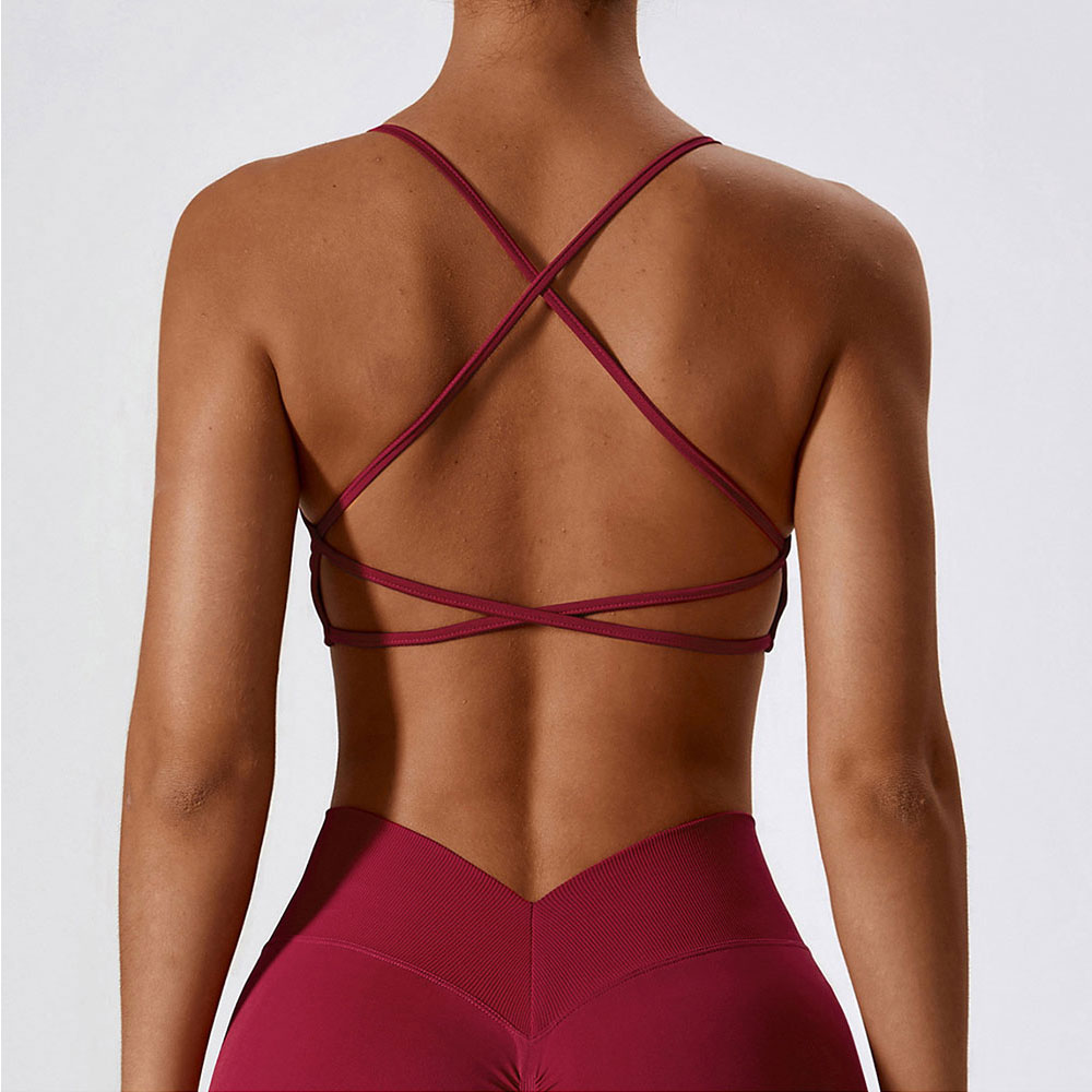Women Cross Strap Sports Bra W - Bra Top Seamless recension och pris