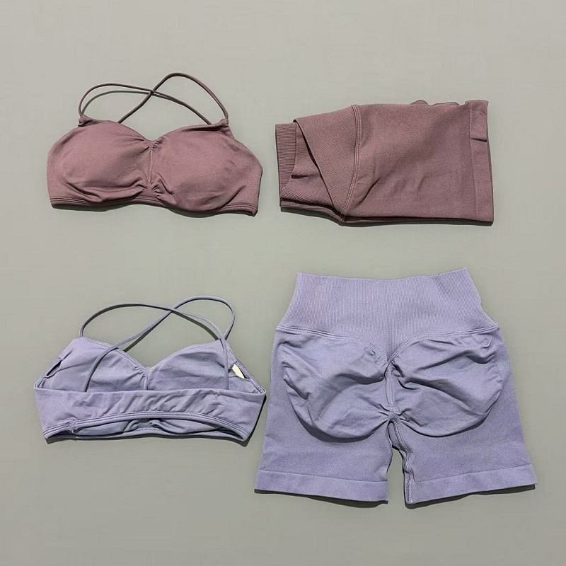 2 Piece Vision Gym Set Women Y - Bra Top Seamless recension och pris