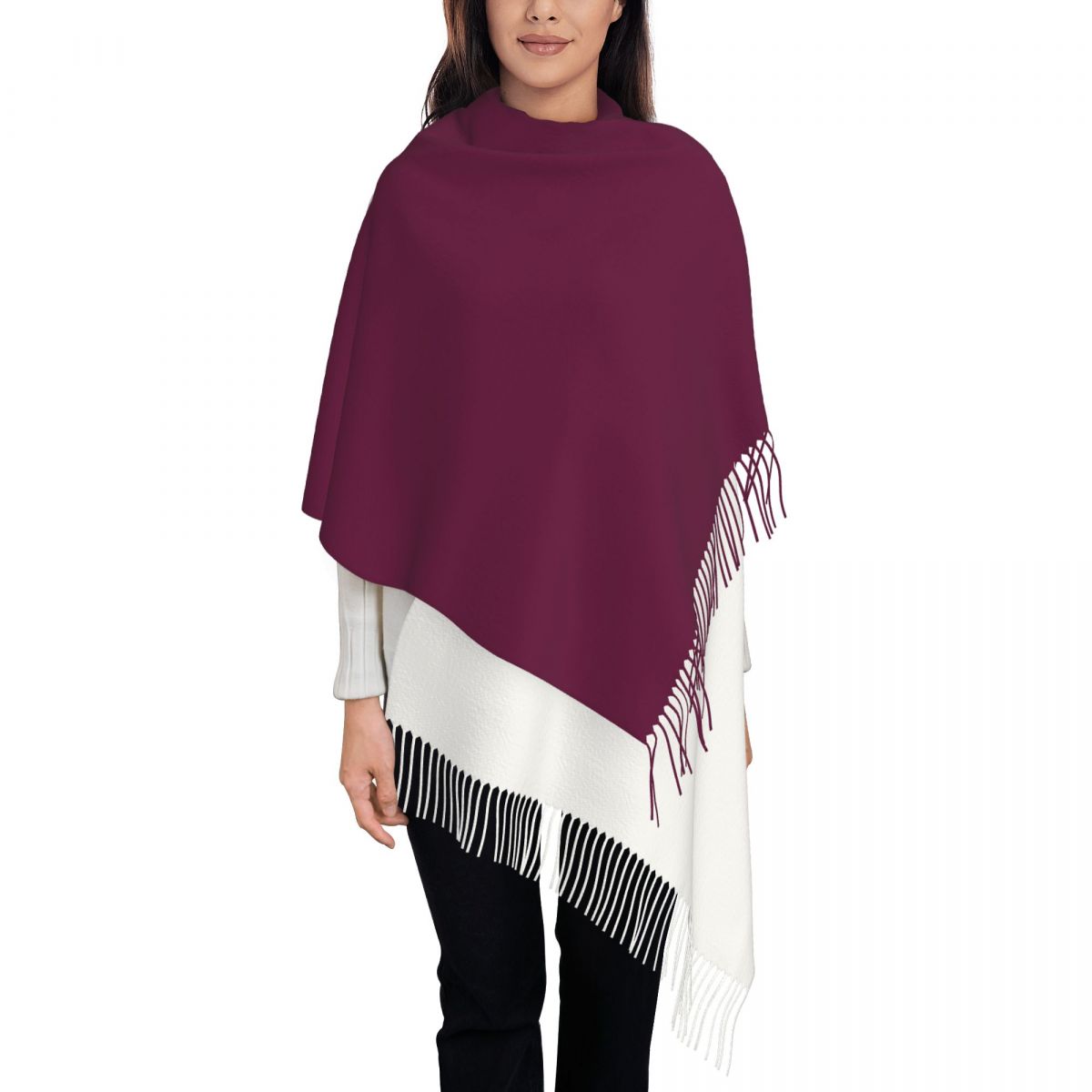 Qatar Flag Women's Tassel Shaw - Women Fashion Qatar recension och pris