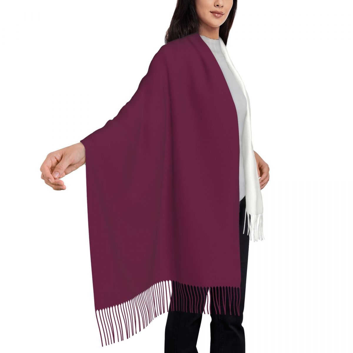 Qatar Flag Women's Tassel Shaw - Women Fashion Qatar recension och pris