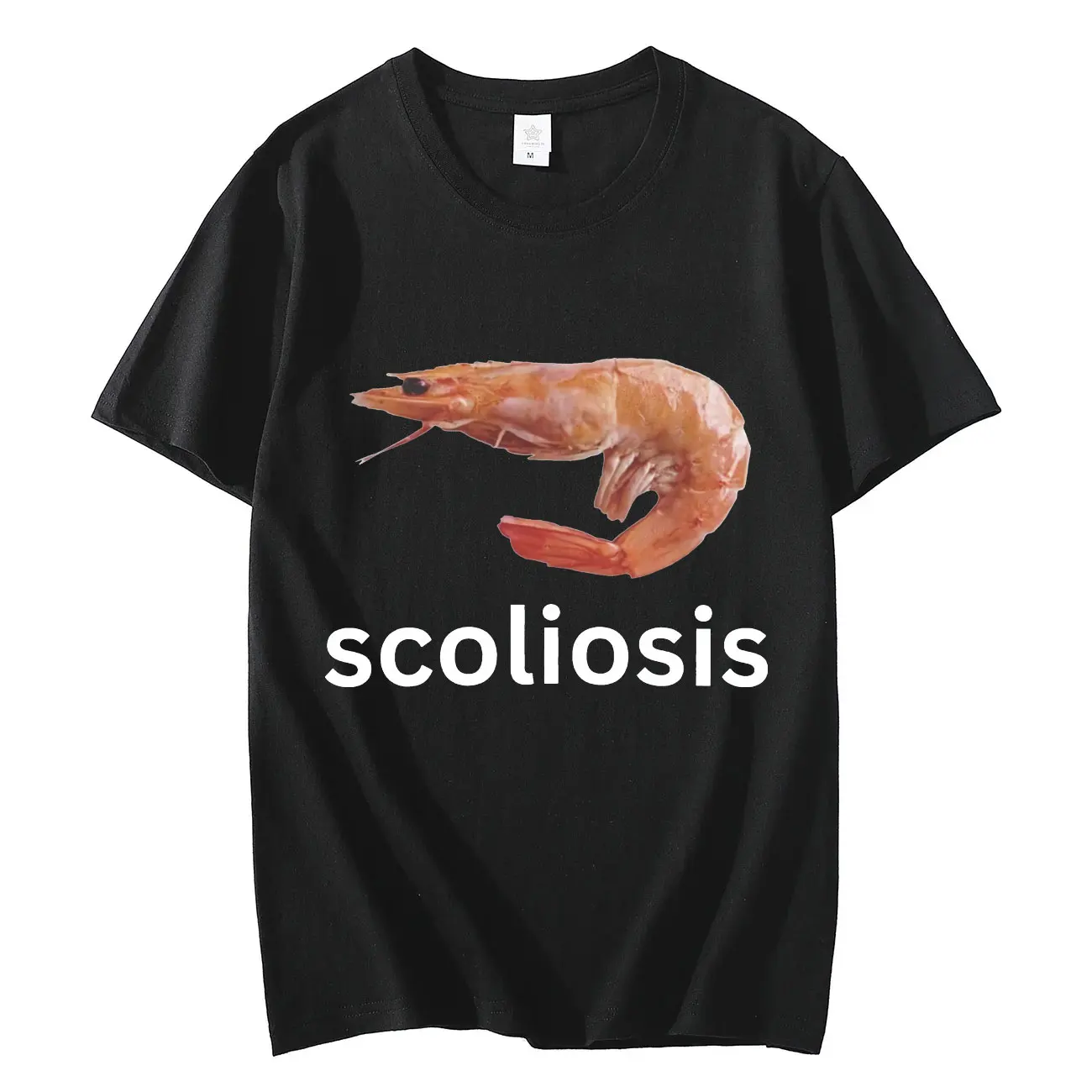 Scoliosis Funny Shrimp Meme T- - Women'S Fashion From The 90S recension och pris