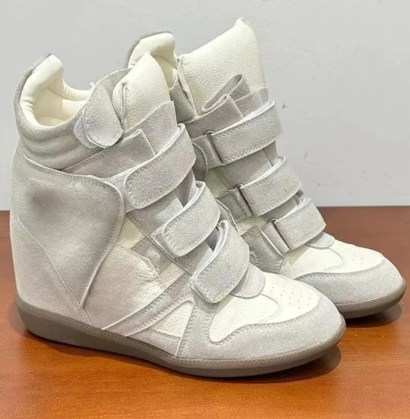 Women Hidden Wedge Heel High‑T - Women'S Fashion Velcro Sneakers recension och pris