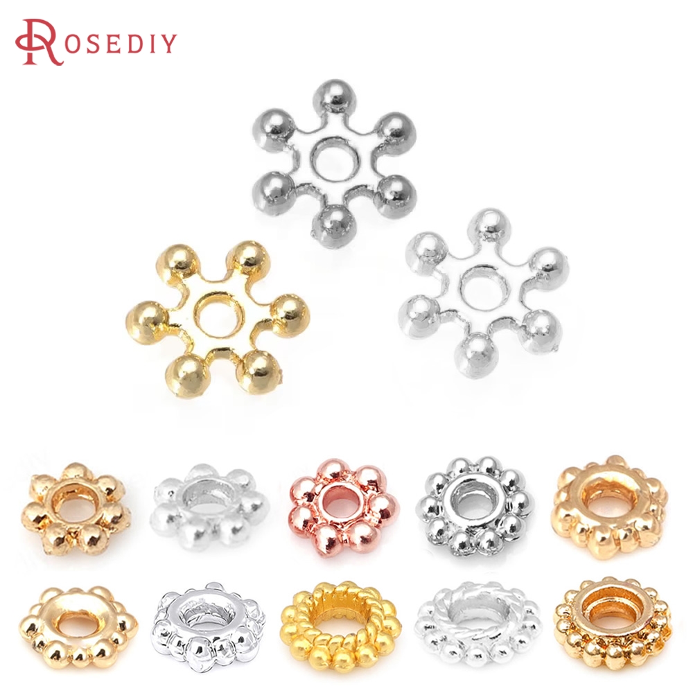 18K Gold Color Brass Flower Sp - Women Fashion Jewellery recension och pris