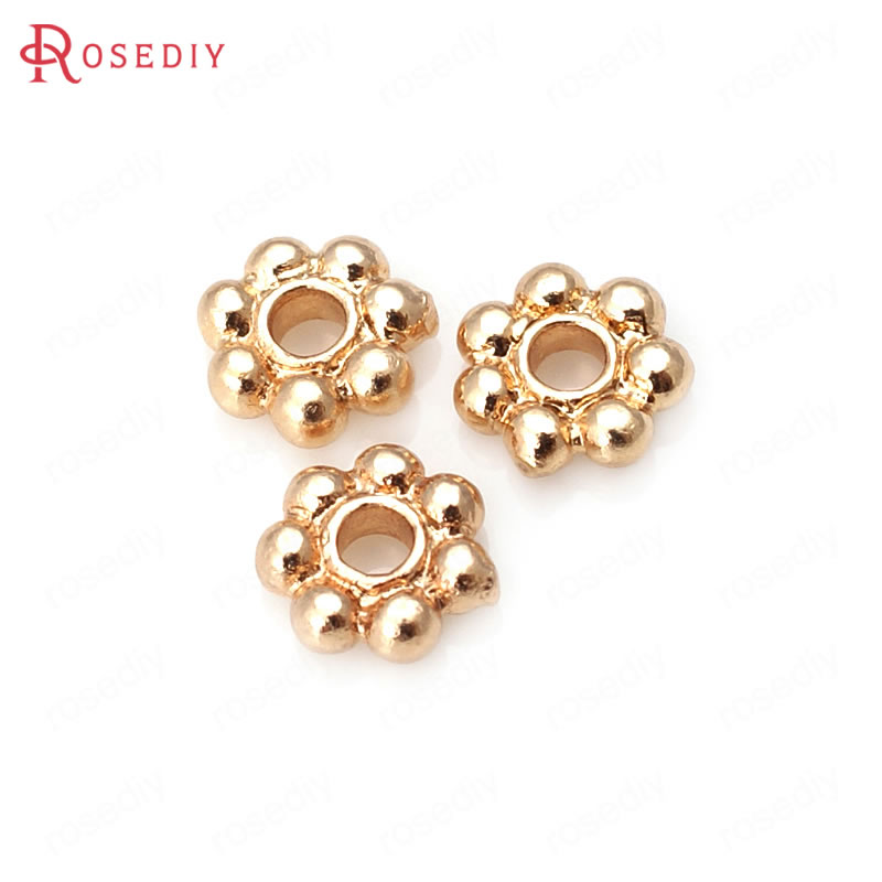 18K Gold Color Brass Flower Sp - Women Fashion Jewellery recension och pris
