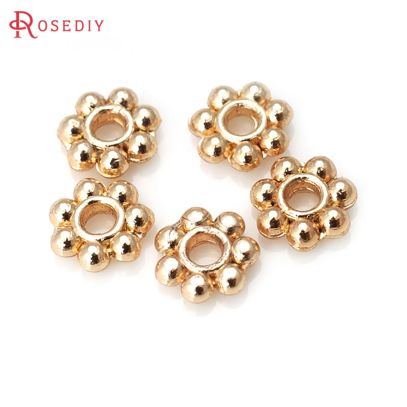 18K Gold Color Brass Flower Sp - Women Fashion Jewellery recension och pris
