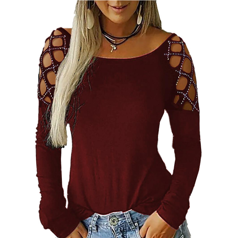 Women Off Shoulder Long Sleeve - Off Shoulder Top recension och pris