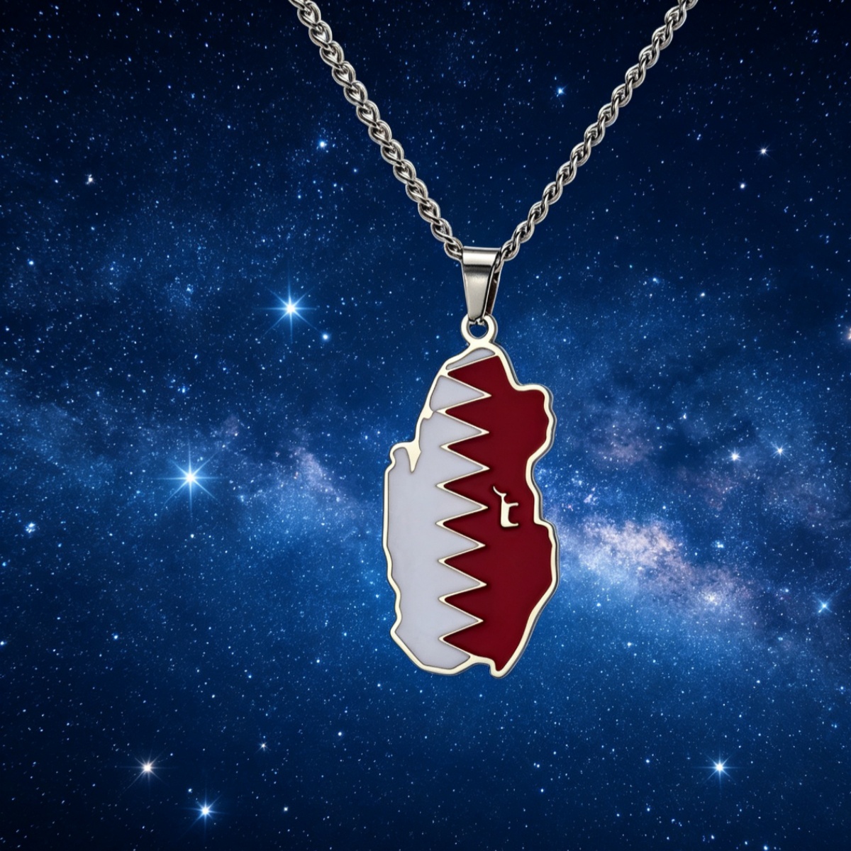 Drip Oil Qatar Map Necklace Fo - Women Fashion Qatar recension och pris